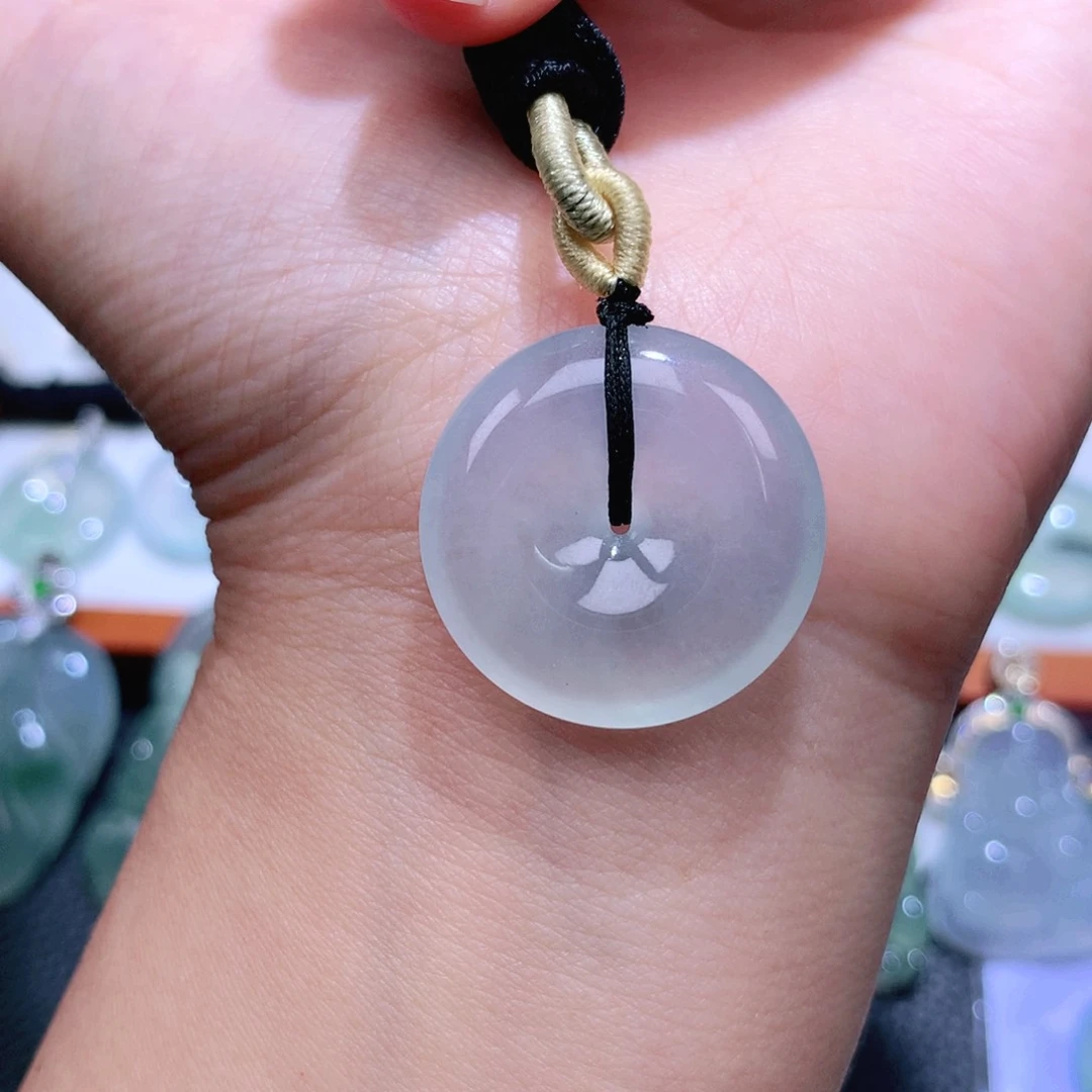 颈饰未镶嵌翡翠扣子25.5*5.5