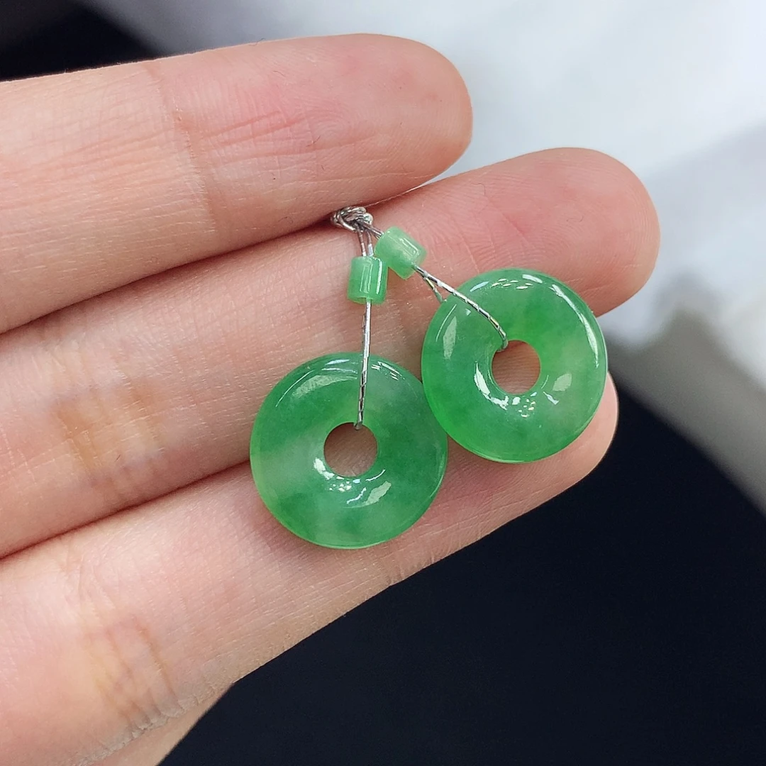 二***喵翡翠未镶嵌戒指甜甜圈