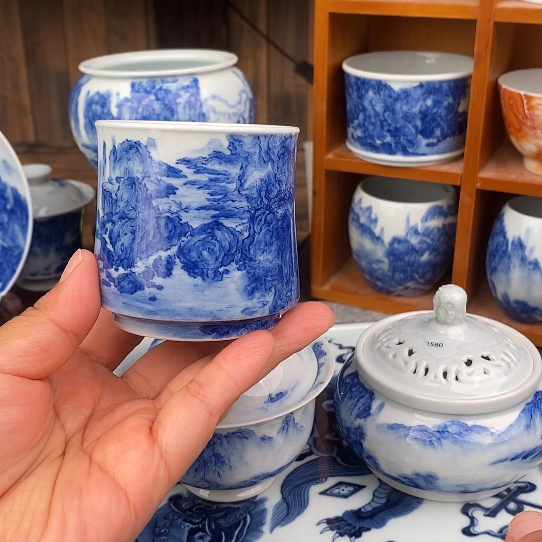 杯新品福利宋画山水 润锋窑