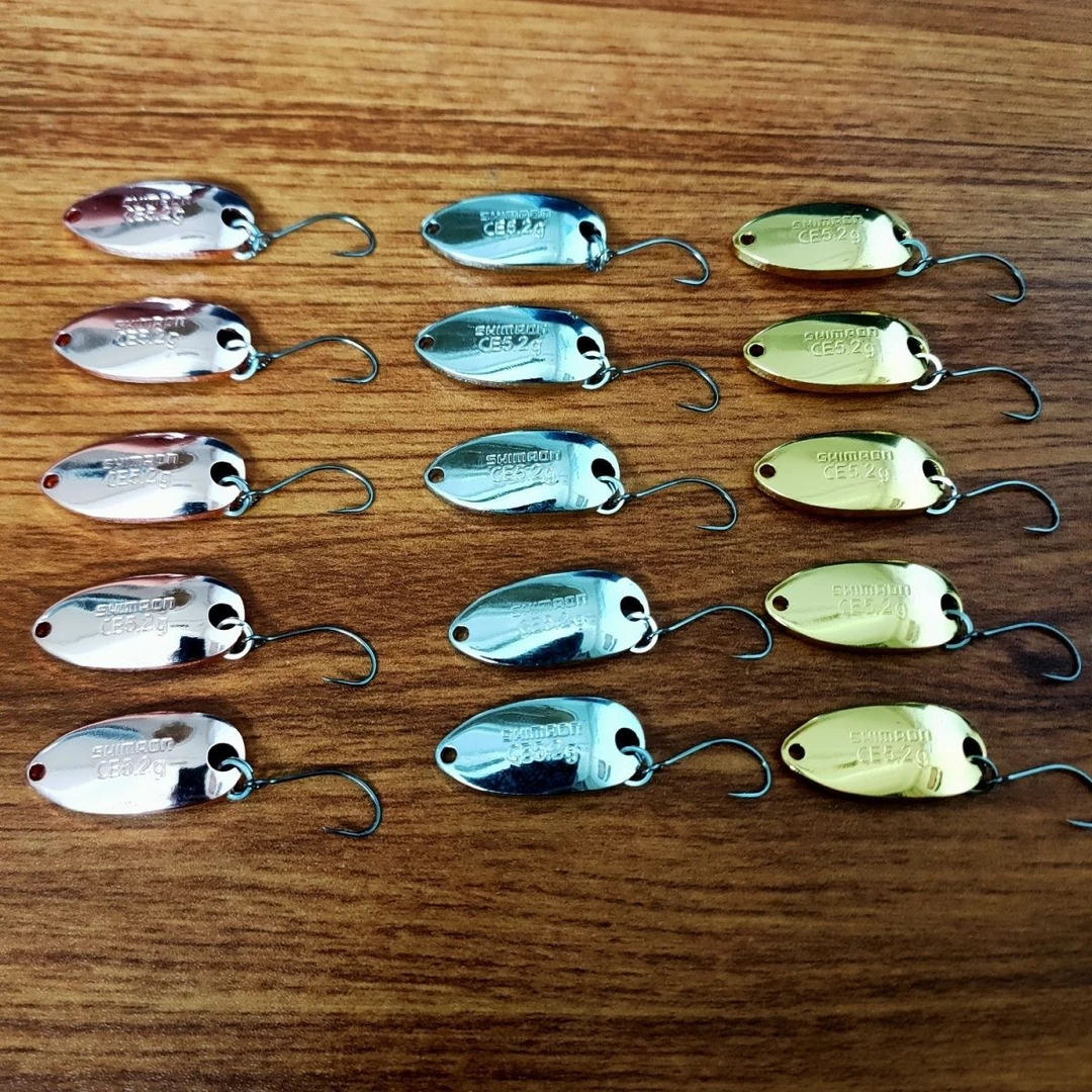 卡迪夫亮光电镀色勺型纯铜亮片5.2克勺型亮片马口亮片