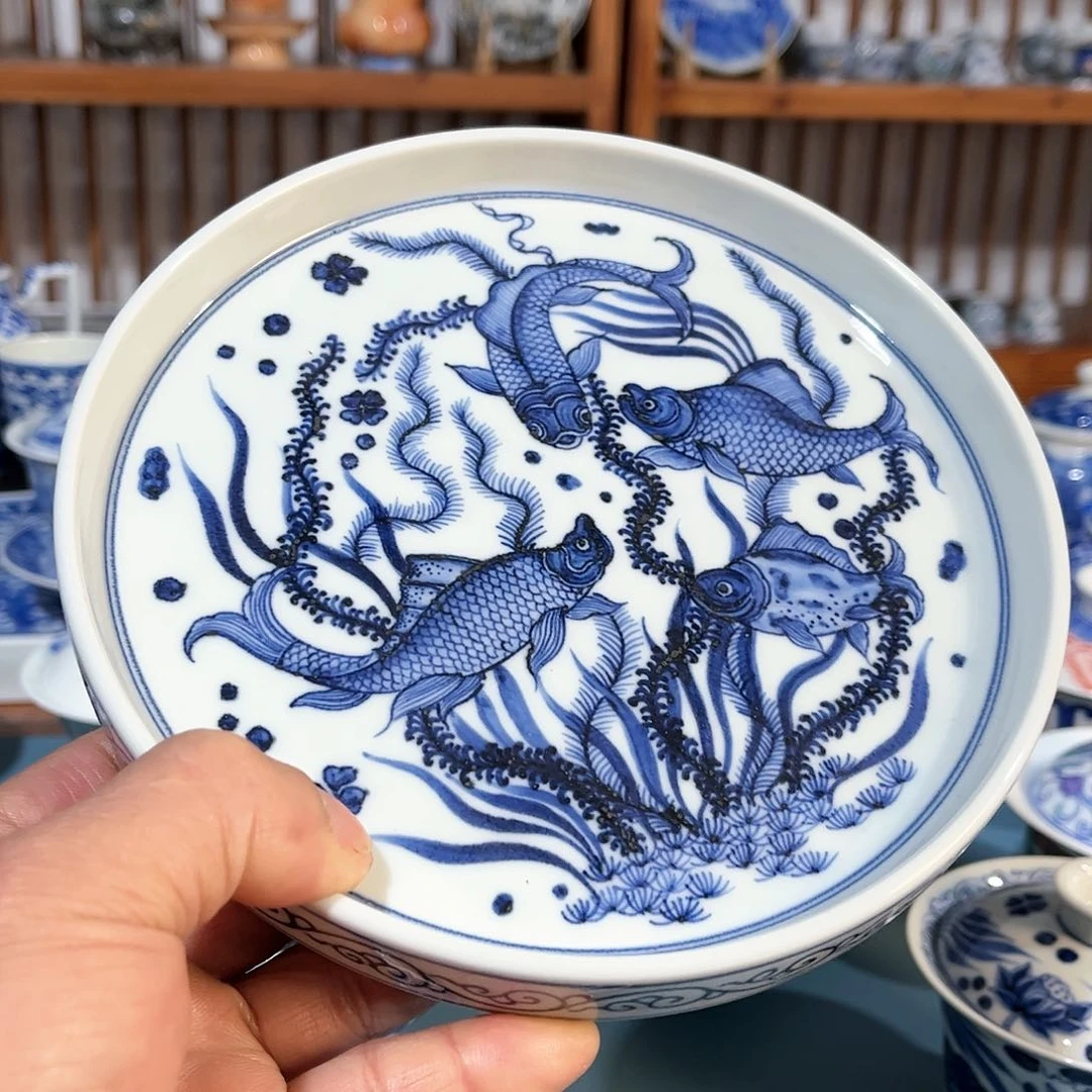 錡镇堂手工手绘壶承