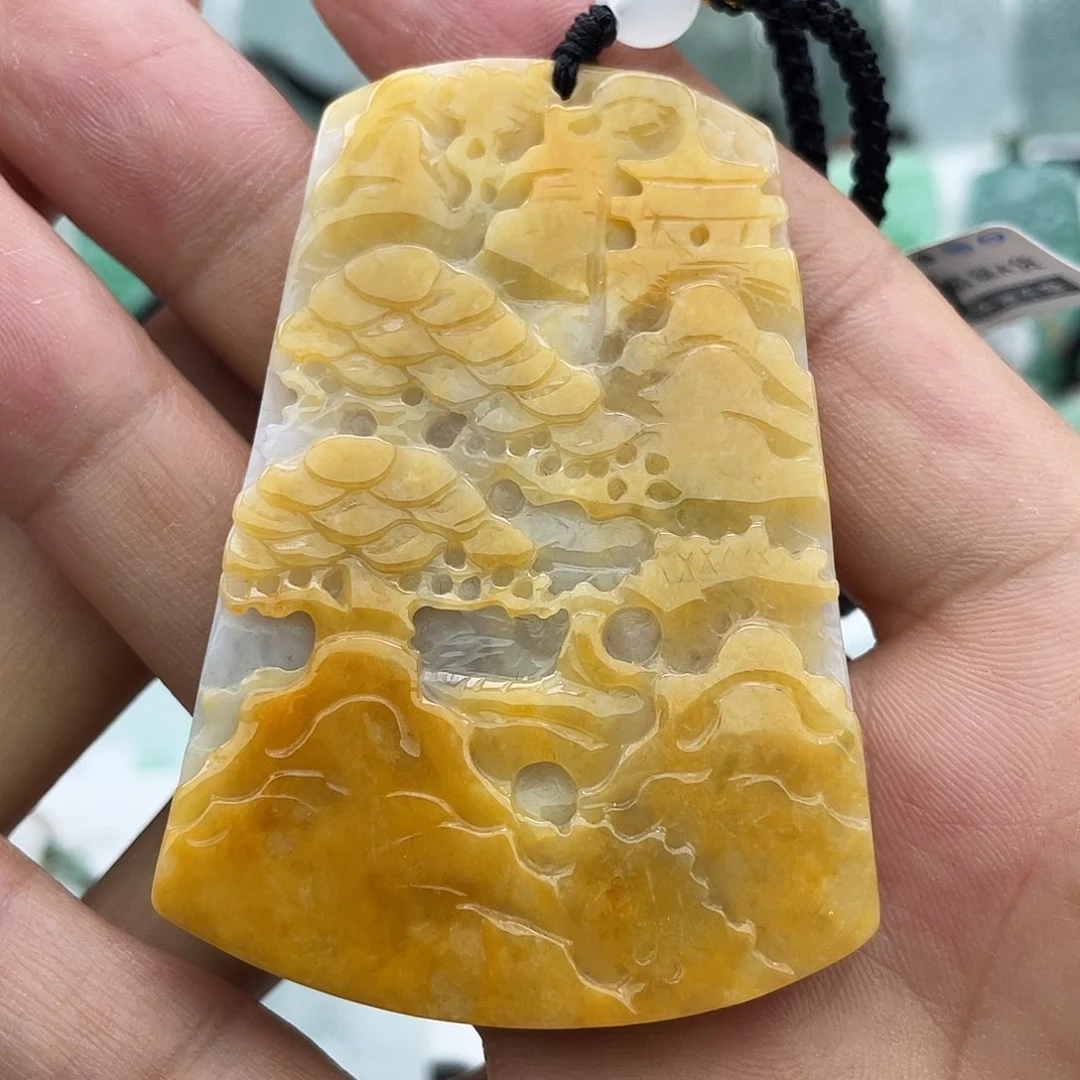 颈饰未镶嵌翡翠翡翠