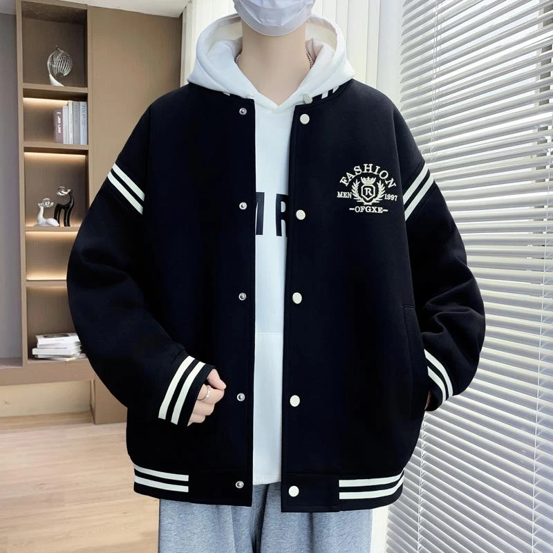 春秋季外套男孩1314帅气棒球服夹克15岁青少年大童男装15-18岁