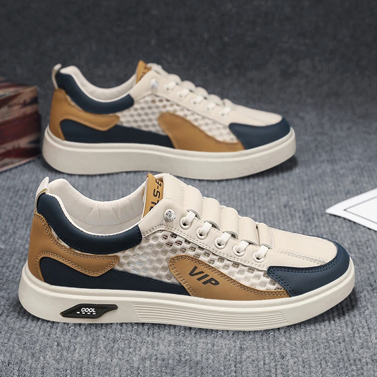 欧伦啄木鸟EUROTUCANO男鞋夏季新款透气网面鞋潮流百搭软底运动鞋