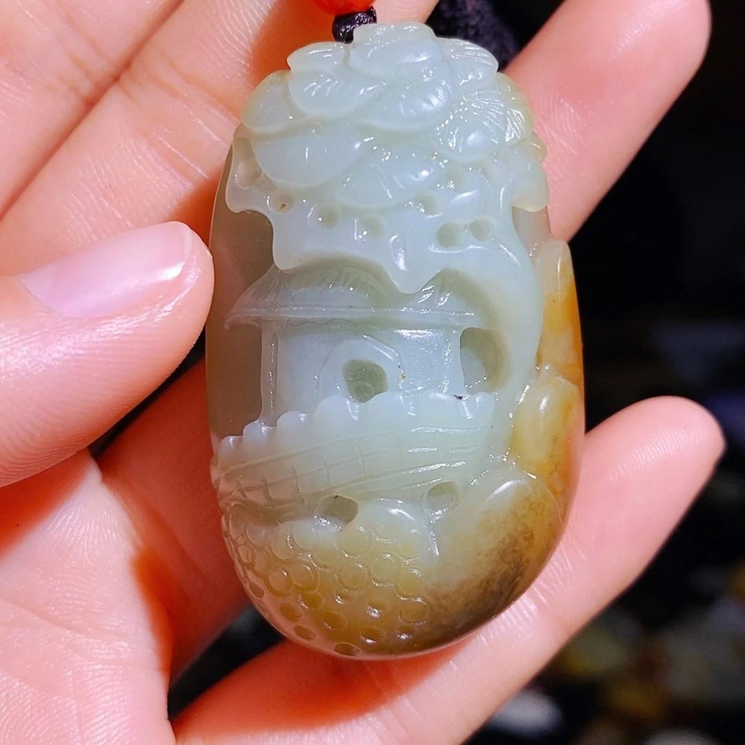 和田玉颈饰未镶嵌