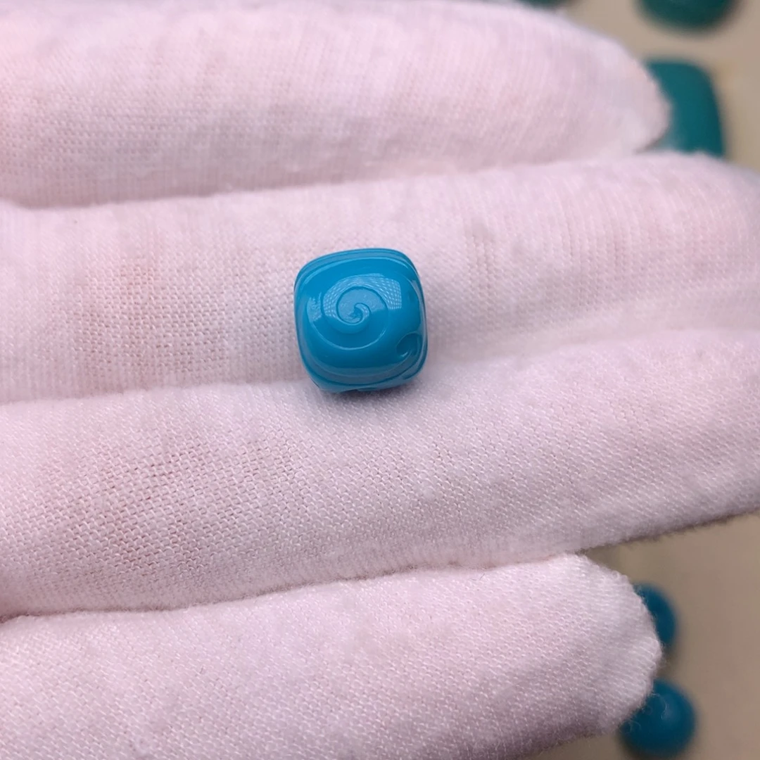 绿松石未镶嵌绿松石博古10.8