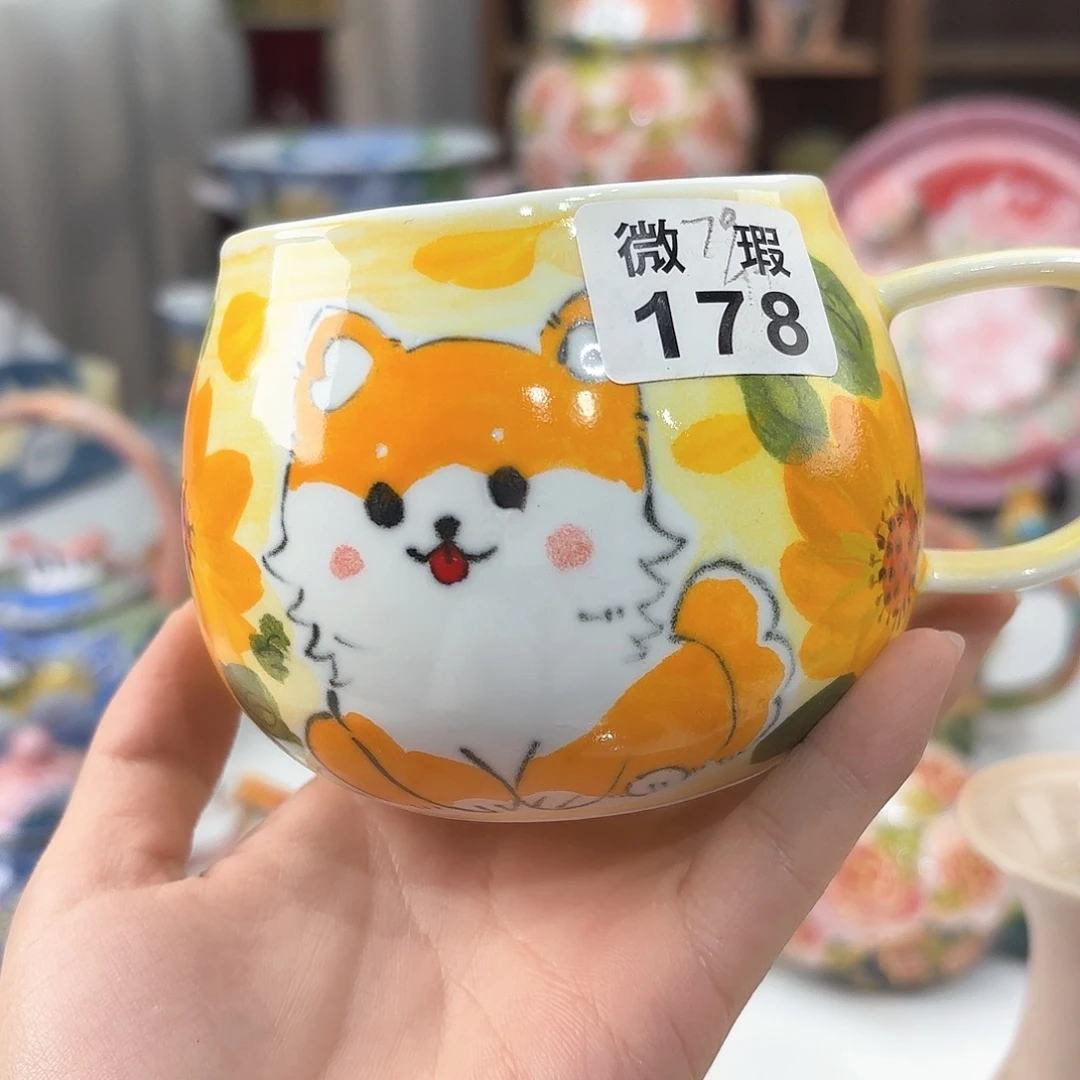 景德镇手绘高温釉下彩陶瓷茶具