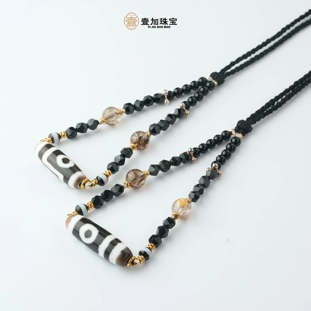 壹加小羊|黑金超扎基二Y锁骨链多样性发一个