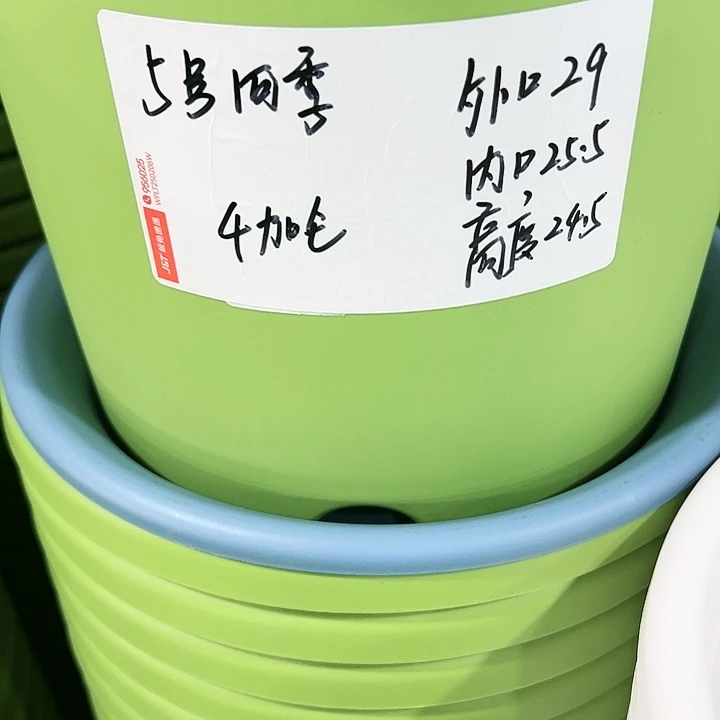 特价5号四季口29高24.5雾霾蓝6个带托