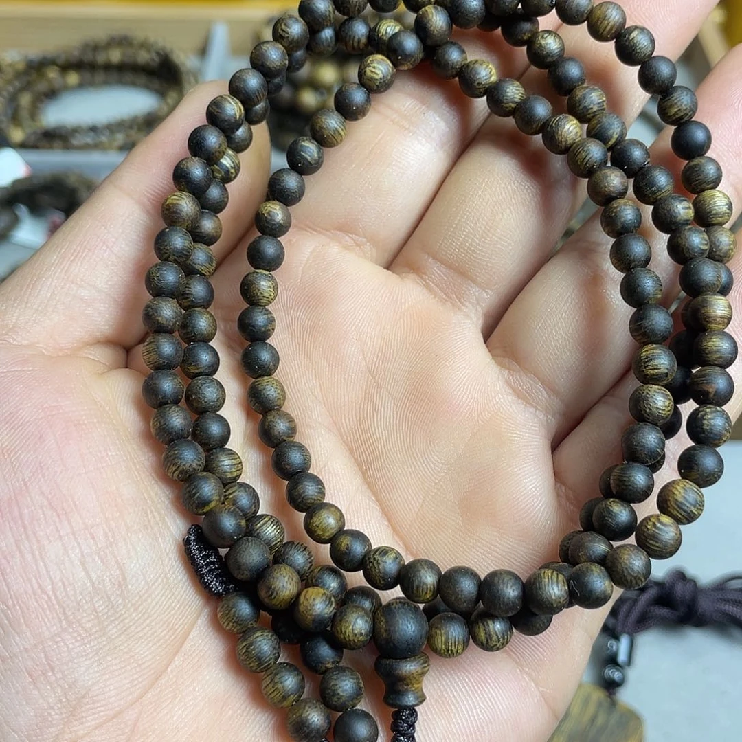 沉香沉香碎屑奇楠沉香多圈5毫米沉水浮12.5克