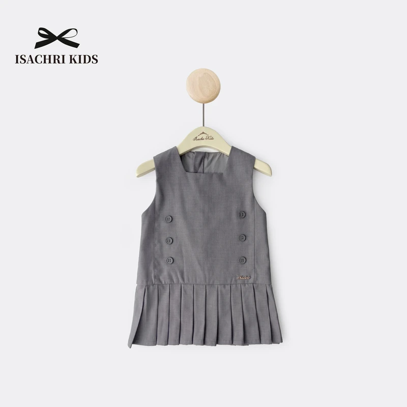 【1月5日反季清】奥兹学院 校园文艺~女童背心裙儿童秋连衣裙 IS162