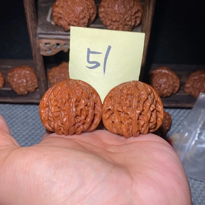 桃核把件42尺四座楼