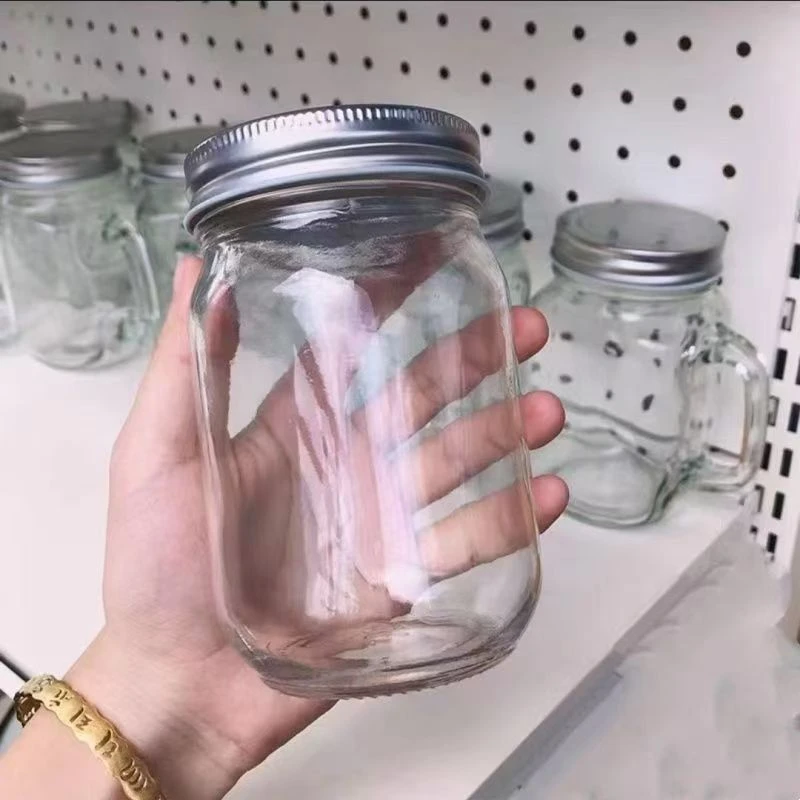 玻璃杯盖子款刻度款无盖款玻璃饮料杯带盖透明创意