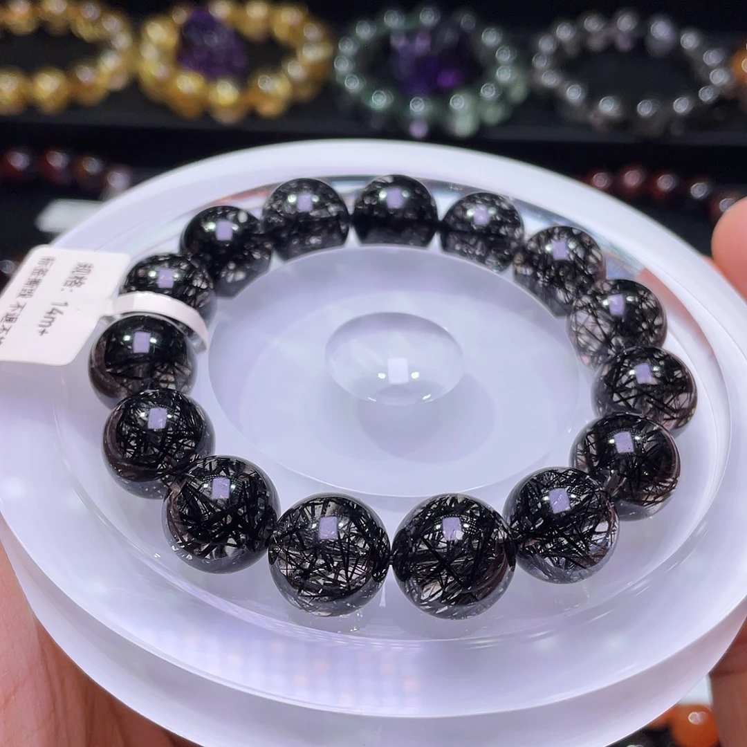 手链水晶未镶嵌毕业级黑发晶
