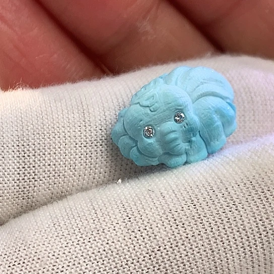 绿松石珠宝奇石未镶嵌