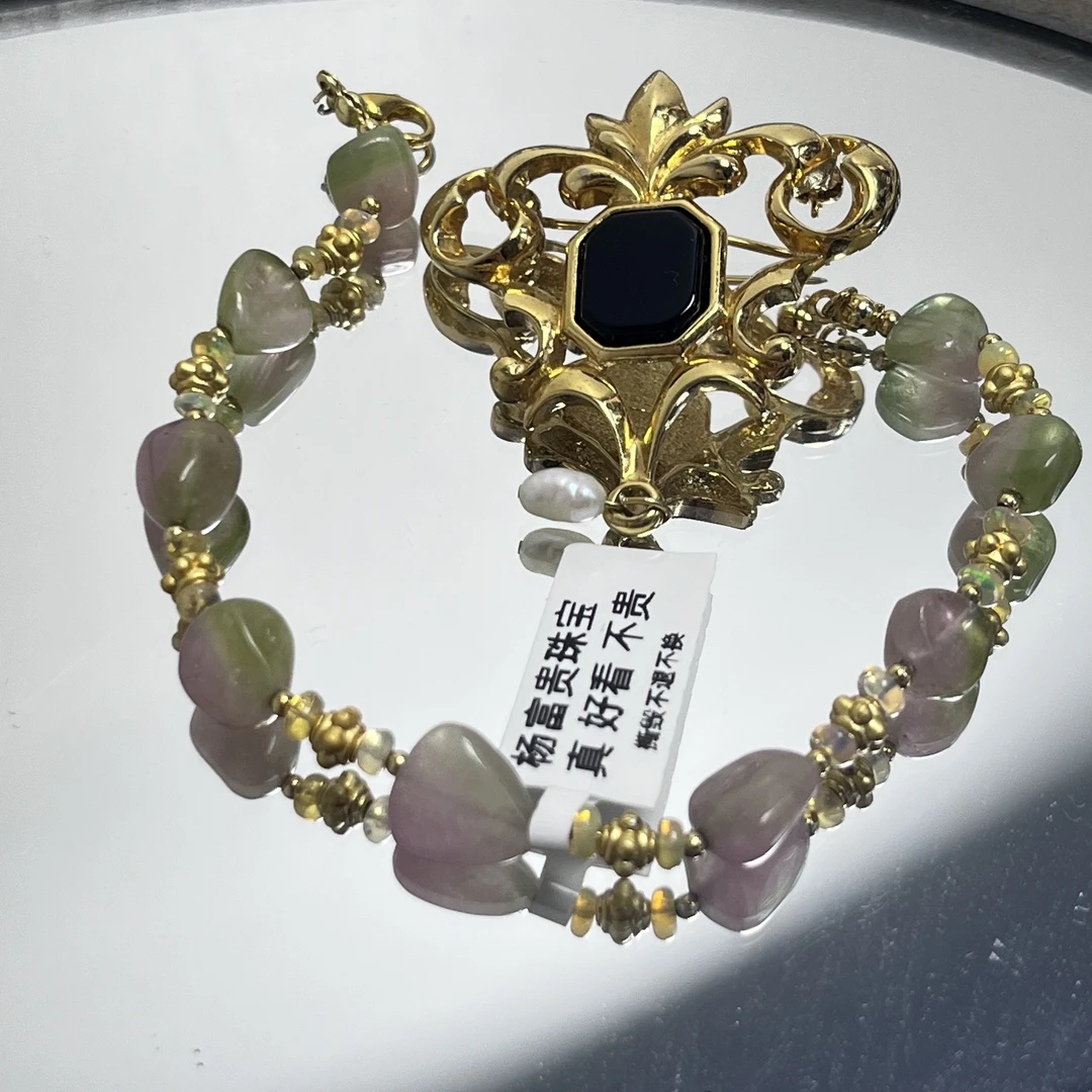 合金手链 哇哦a203 水晶手串