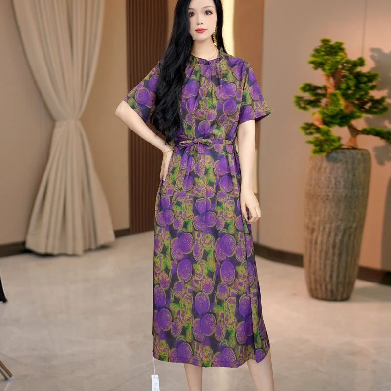 9071-45新款女士双面穿连衣裙