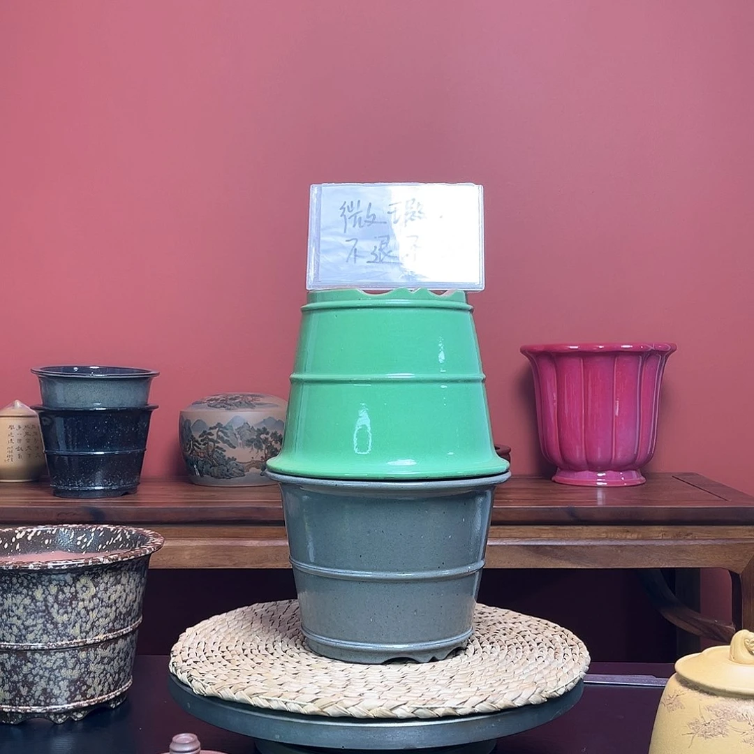 紫砂花盆M*生微瑕花盆