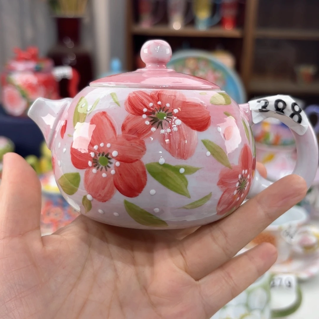 景德镇手绘高温釉下彩陶瓷茶具