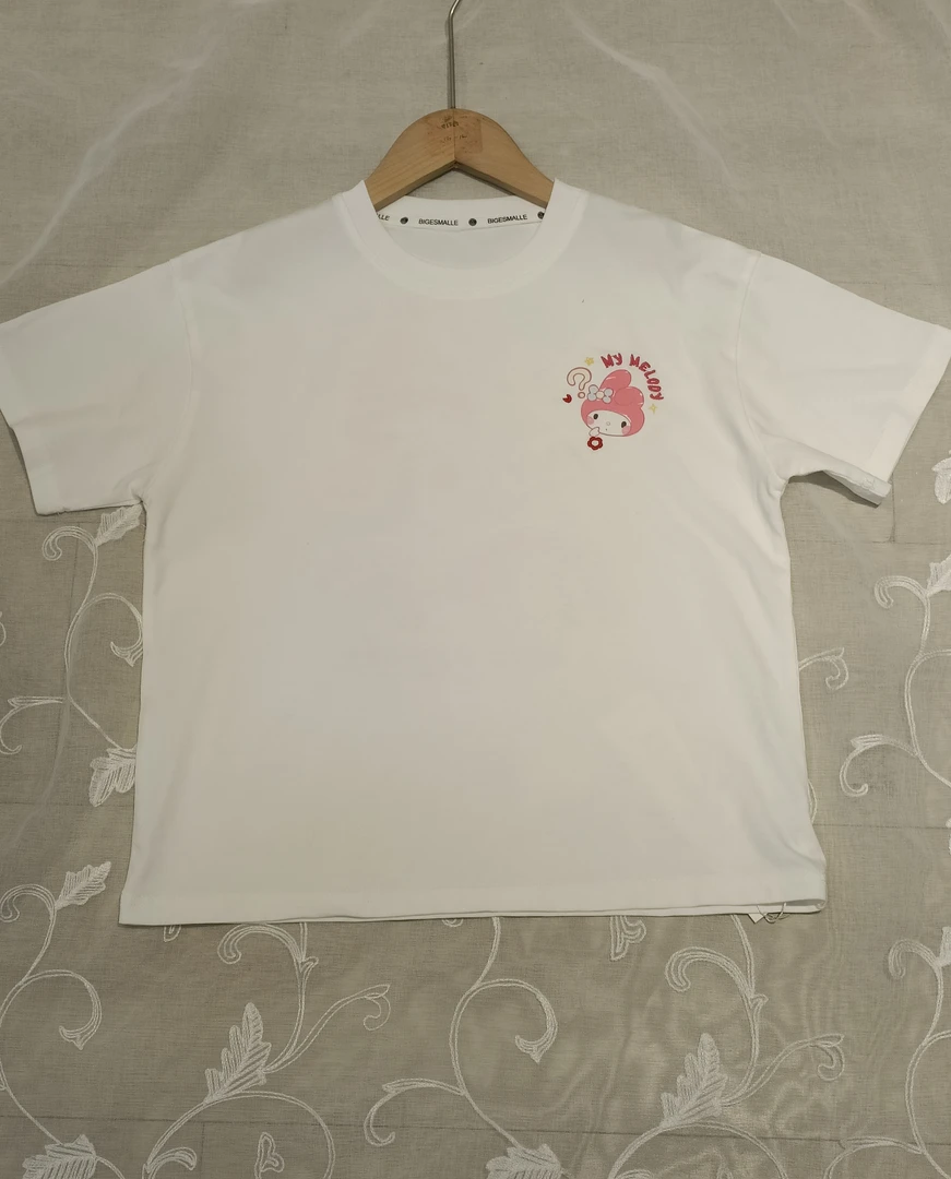 《昊妈家》女童夏季印花韩版短袖6589