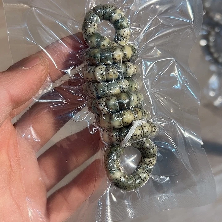 吊坠星月菩提8大肠石玉料，133号