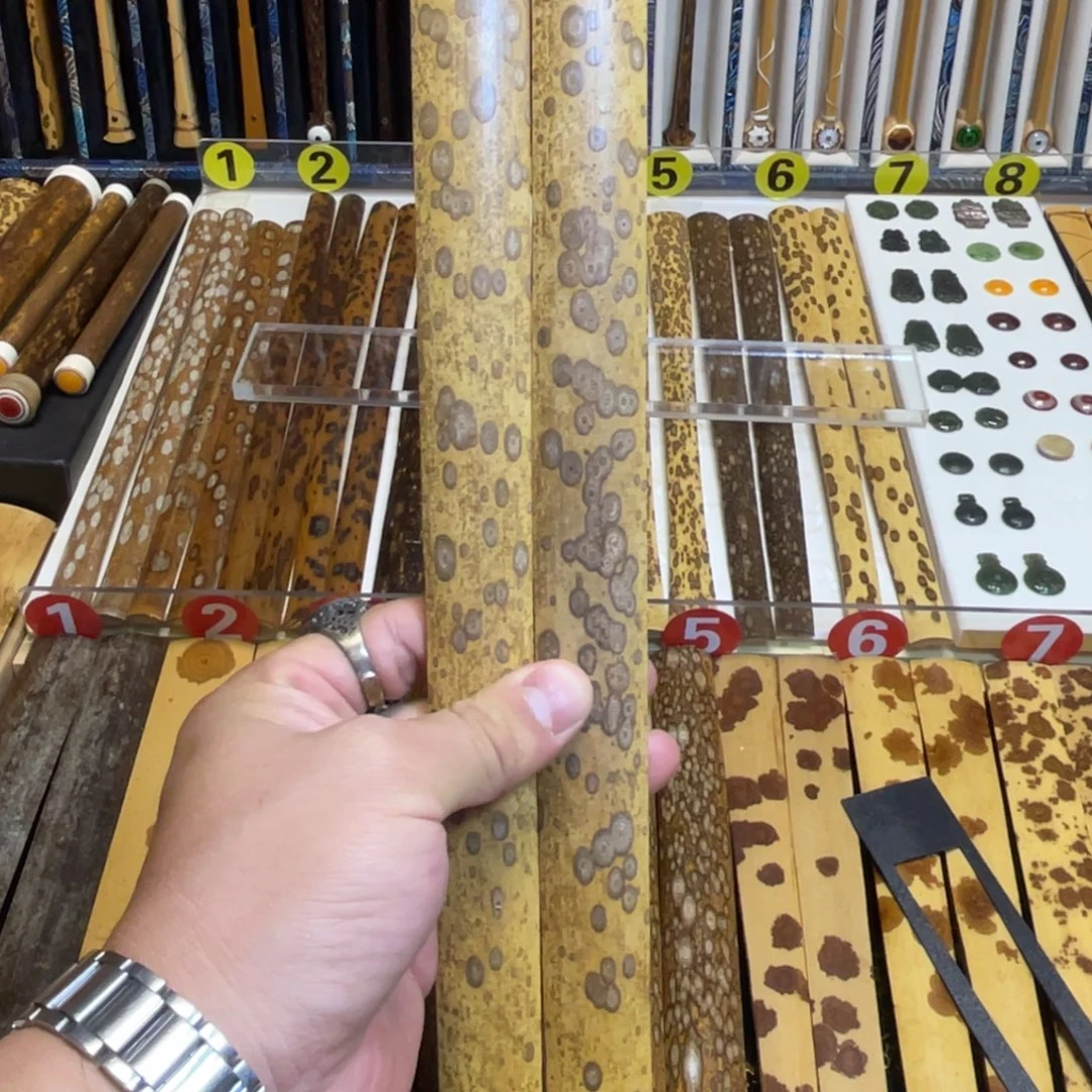 扇子老梅鹿 凸花 8625