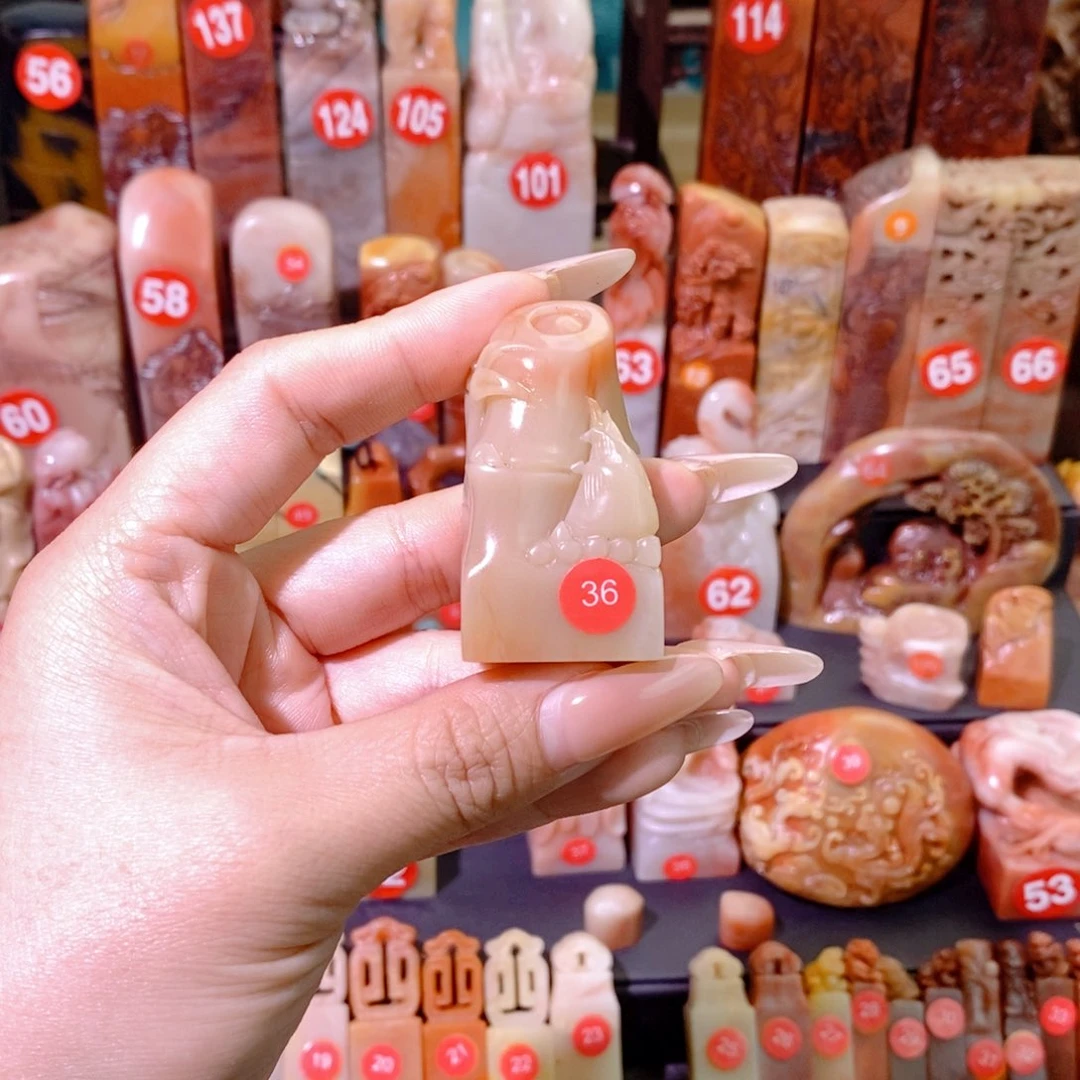 寿山石其他a****蓝补的差价