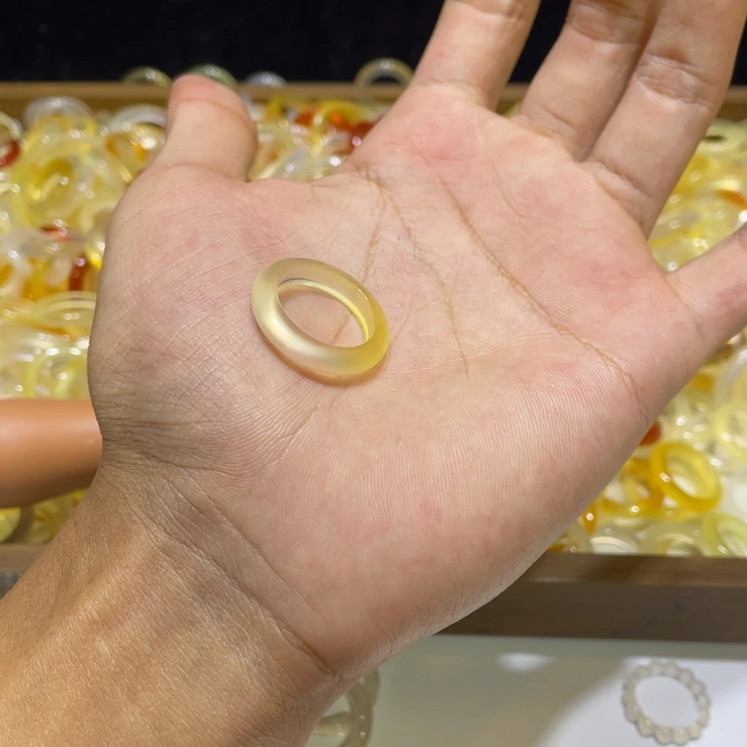 玛瑙/玉髓未镶嵌戒指71号港15