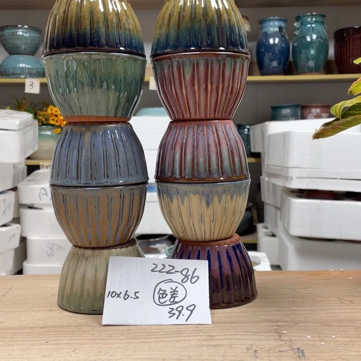 紫砂花盆多肉花盆微瑕86