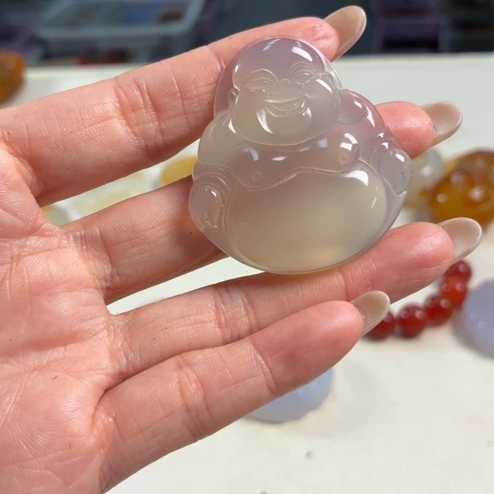 玛瑙/玉髓未镶嵌吊坠(不含链)