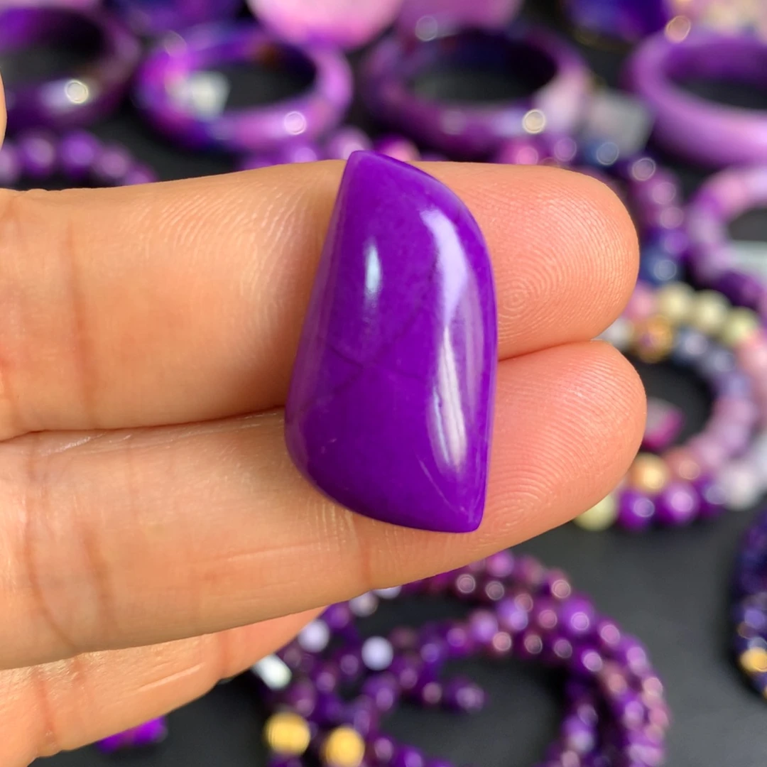 苏纪石（舒俱来）未镶嵌凝胶紫樱花裸石