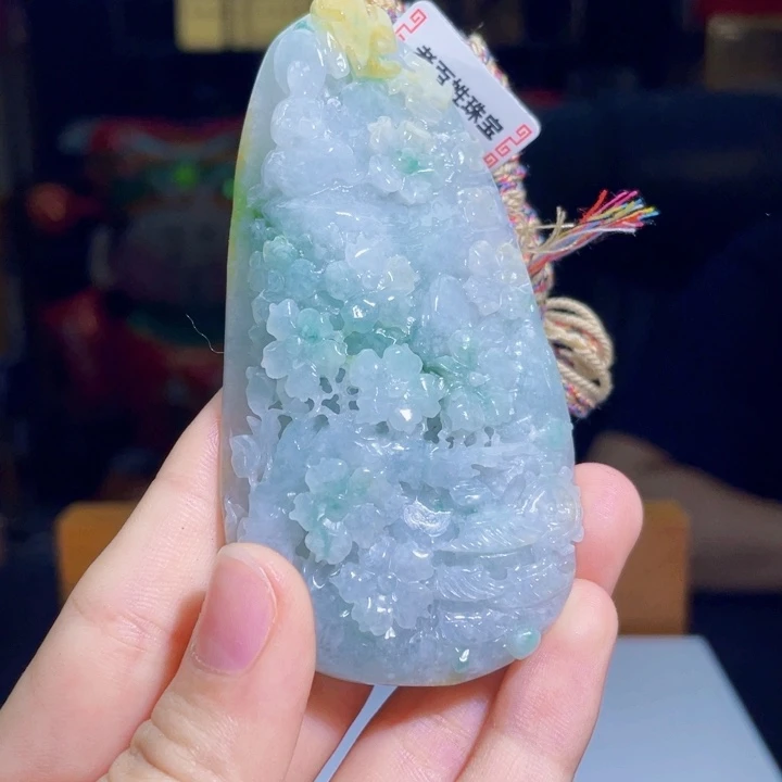 翡翠未镶嵌吊坠(不含链)A06