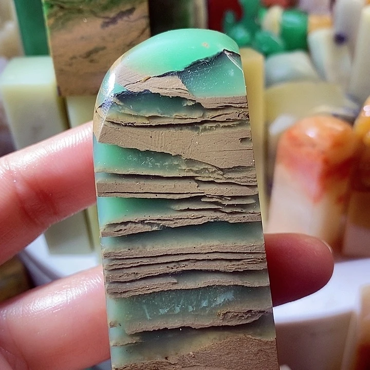 青田石四川绿四川绿