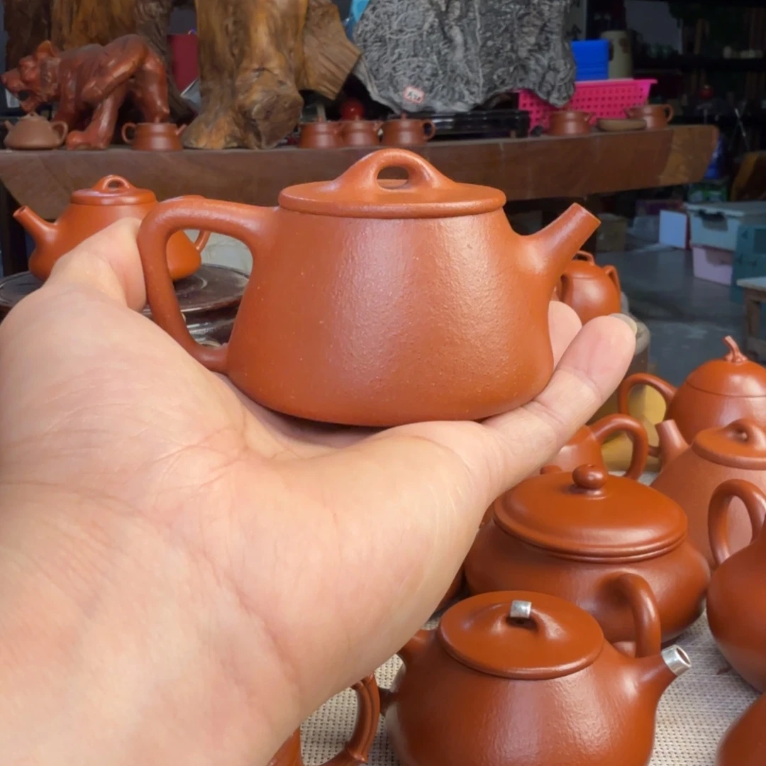 四***糖紫砂壶全手工制作高瓢