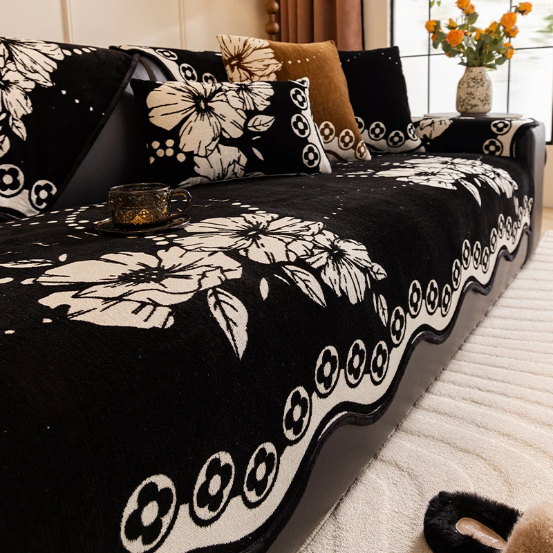 趣爸四季通用异形沙发垫2025一片式直排沙发坐垫子防滑沙发盖布巾