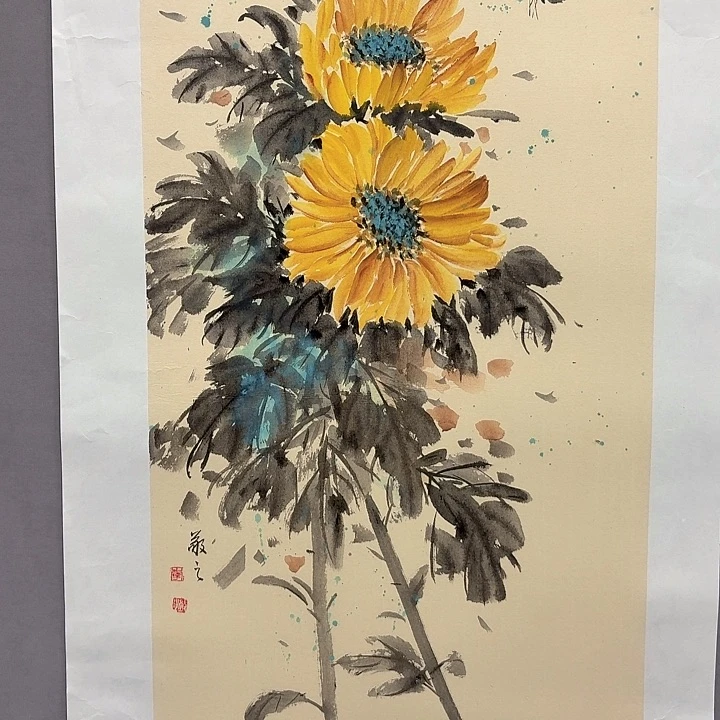 国画亲笔手绘放心去藏