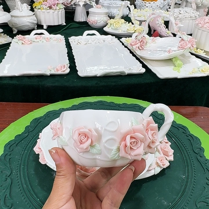 陶瓷拍一发二单咖啡杯