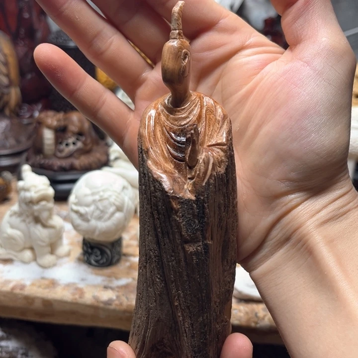 木木雕工艺无相摆件