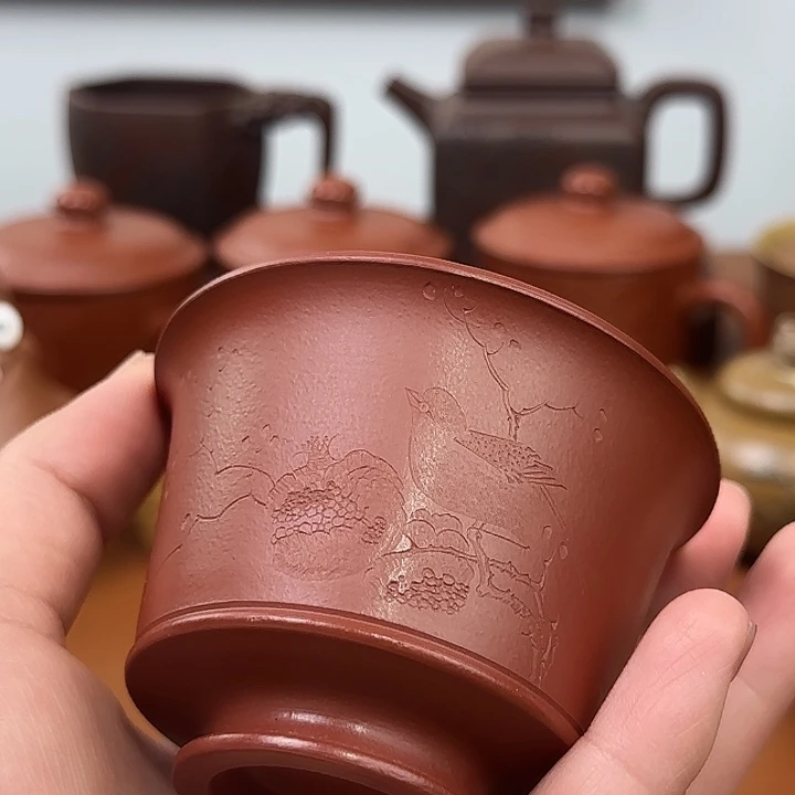 宜兴紫砂瑕疵主人杯杯