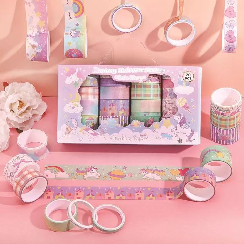 可爱贴纸 和纸胶带 手账素材贴画装饰 礼盒装