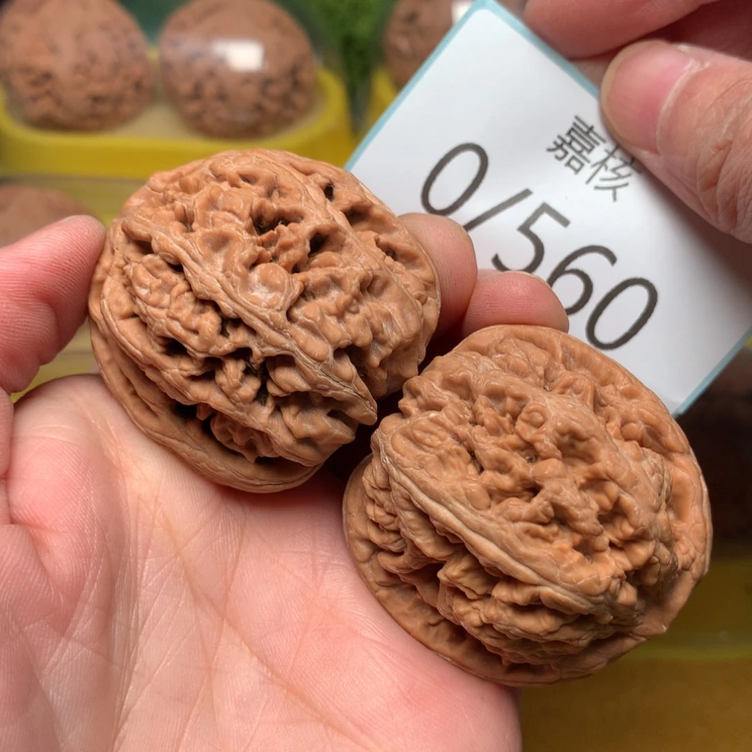 文玩核桃把件肉球粗筋41