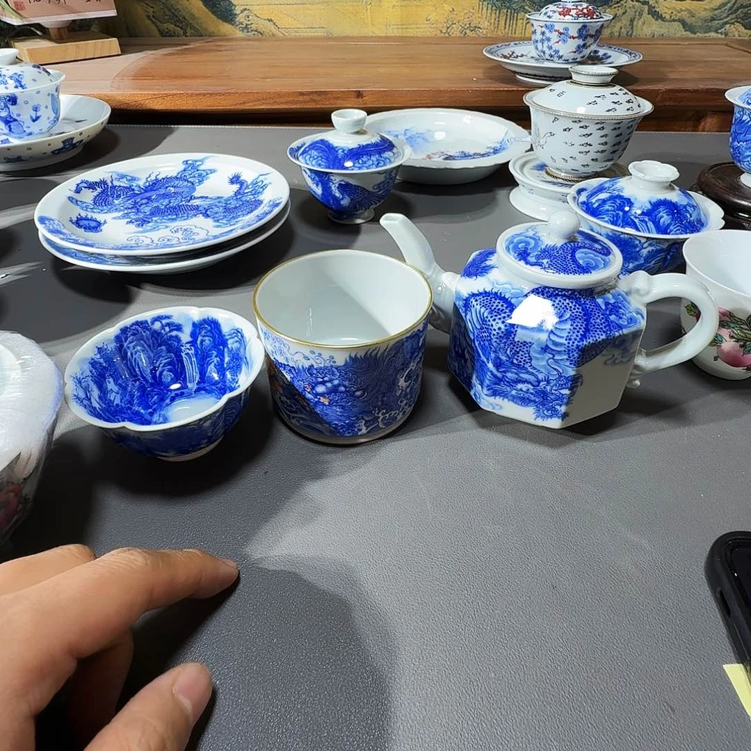 徐***7泥塑三件套手工手绘