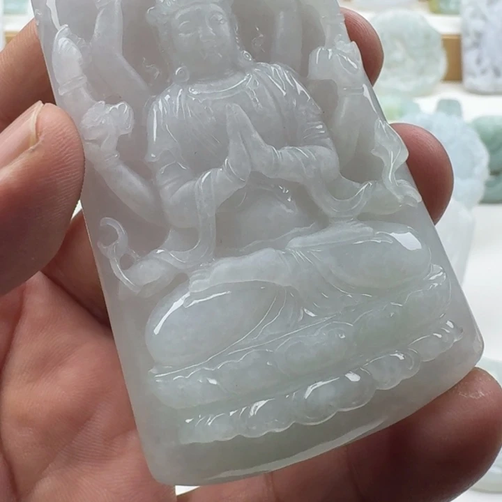 翡翠未镶嵌颈饰天然缅甸A货翡翠