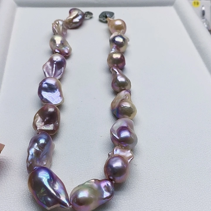 银S925镶嵌淡水珍珠耳饰一*猫