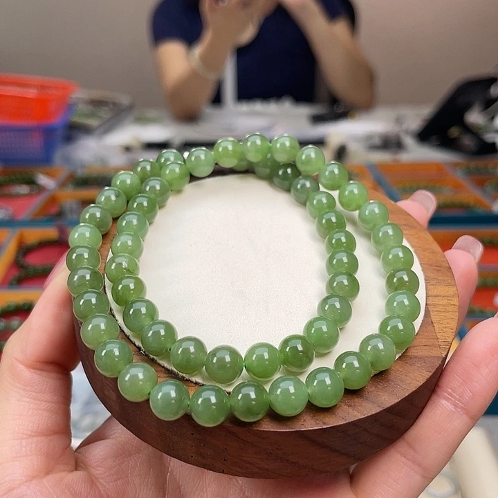 和田玉未镶嵌手串A13