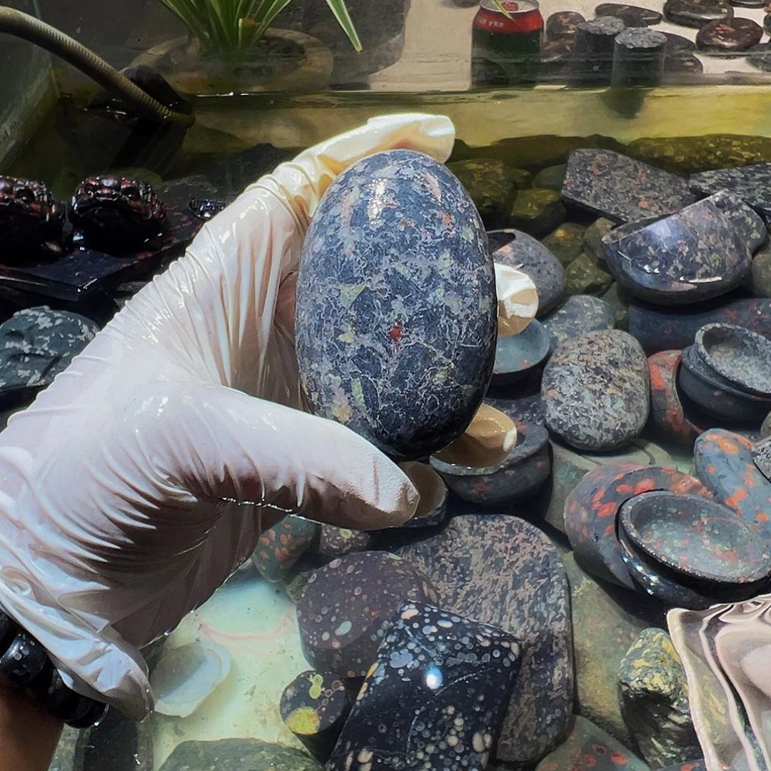 梅花玉鱼缸石茶周边不退不换