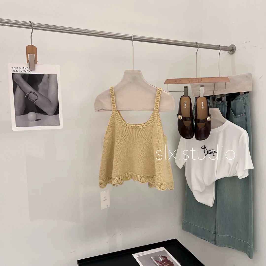 slx@ MY0 针织吊带小衫