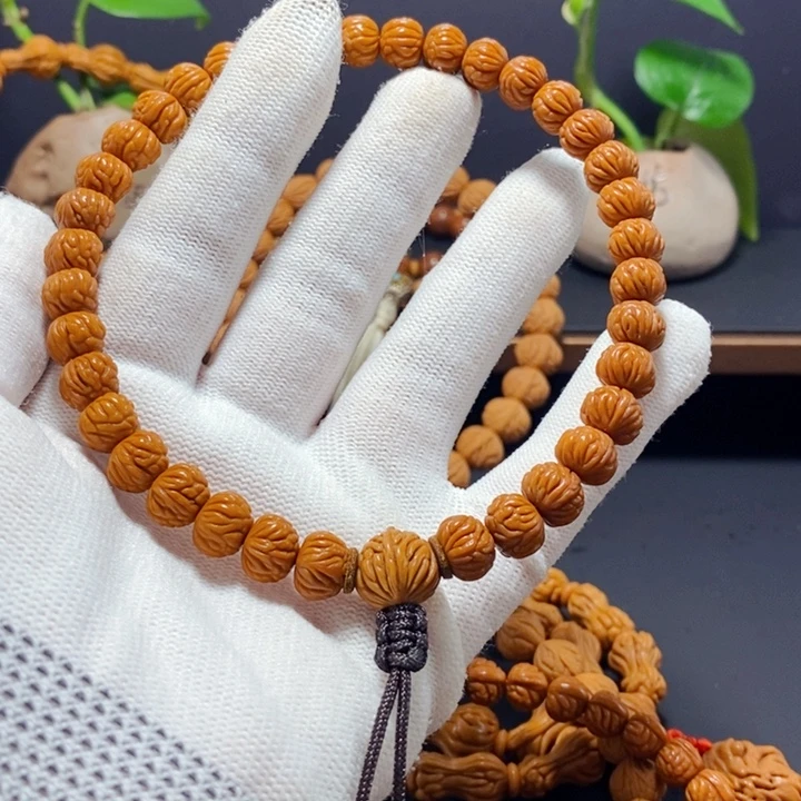 桃核手串野生凤羽手持