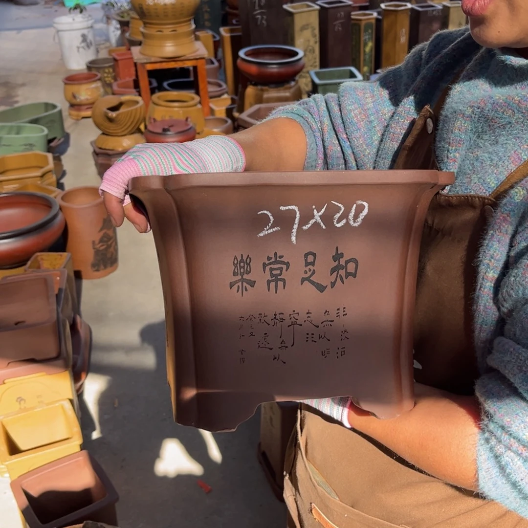 花盆紫砂盆景艺术