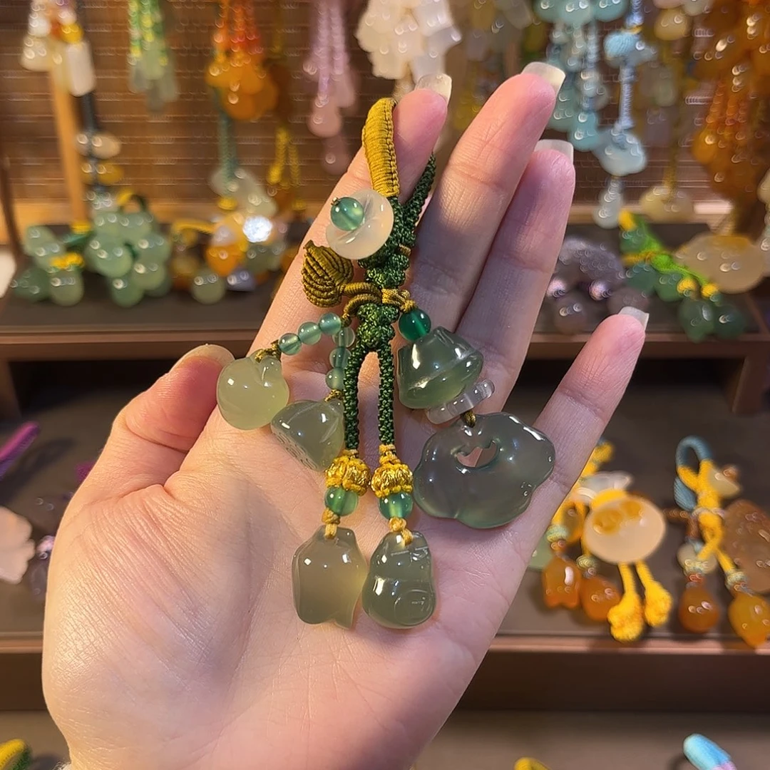 玛瑙/玉髓未镶嵌车挂